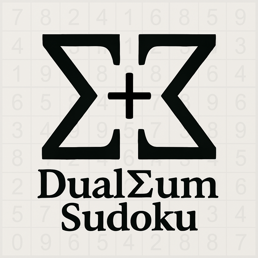 DualSum Sudoku App Icon